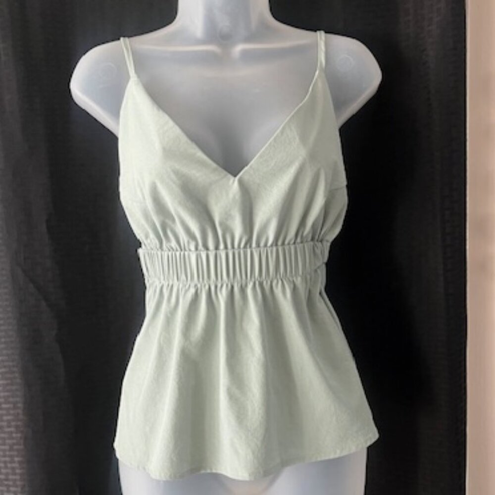Light Sage Green ~ Cute A-Line Top